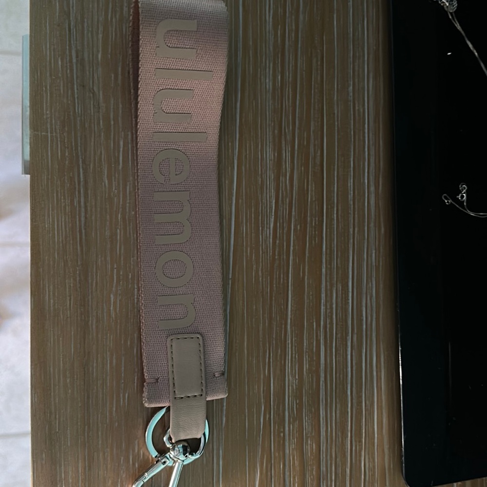 Lululemon pink wristlet